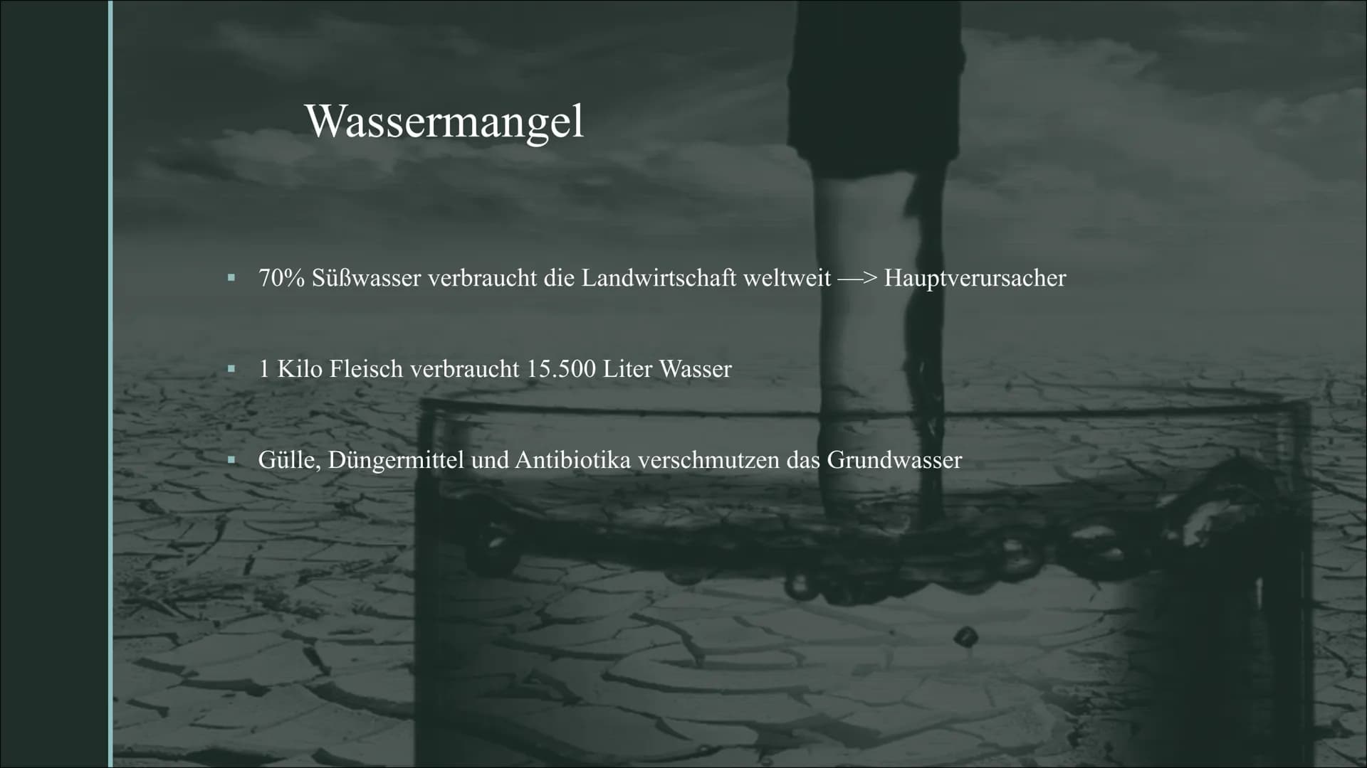 Große Folgen für
die Umwelt
Fleischkonsum ■
■
Gliederung:
Fleischkonsum in Deutschland
Massentierhaltung
■ Fleischkonsum VS Umwelt
Soja und 