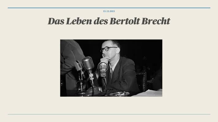 Know Bertolt Brecht  thumbnail