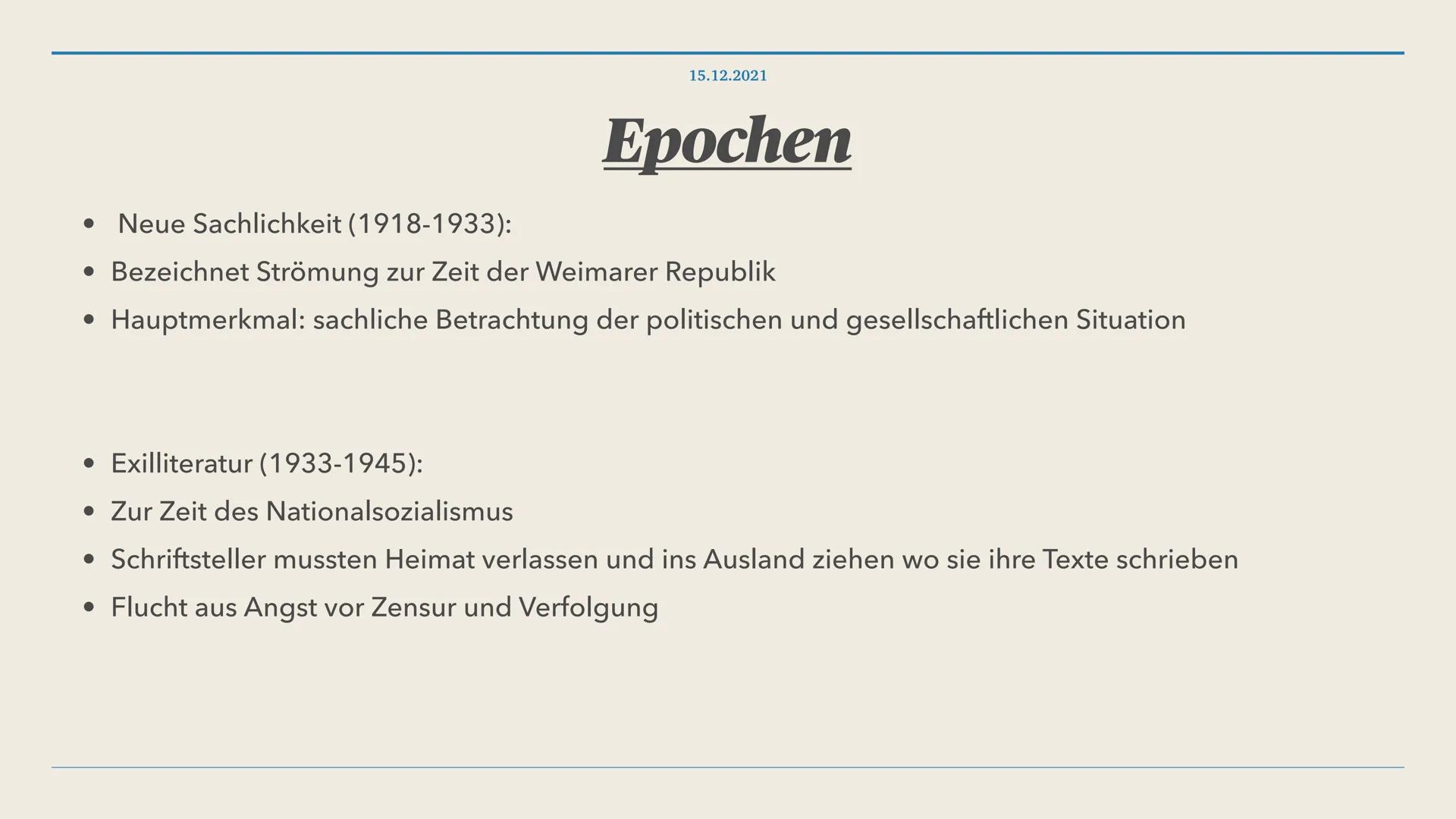 15.12.2021
Das Leben des Bertolt Brecht 1. Wer war Bertolt Brecht?
2. Lebenslauf
3. Politische Haltung
4. Was ist episches Theater?
4.1. Wie