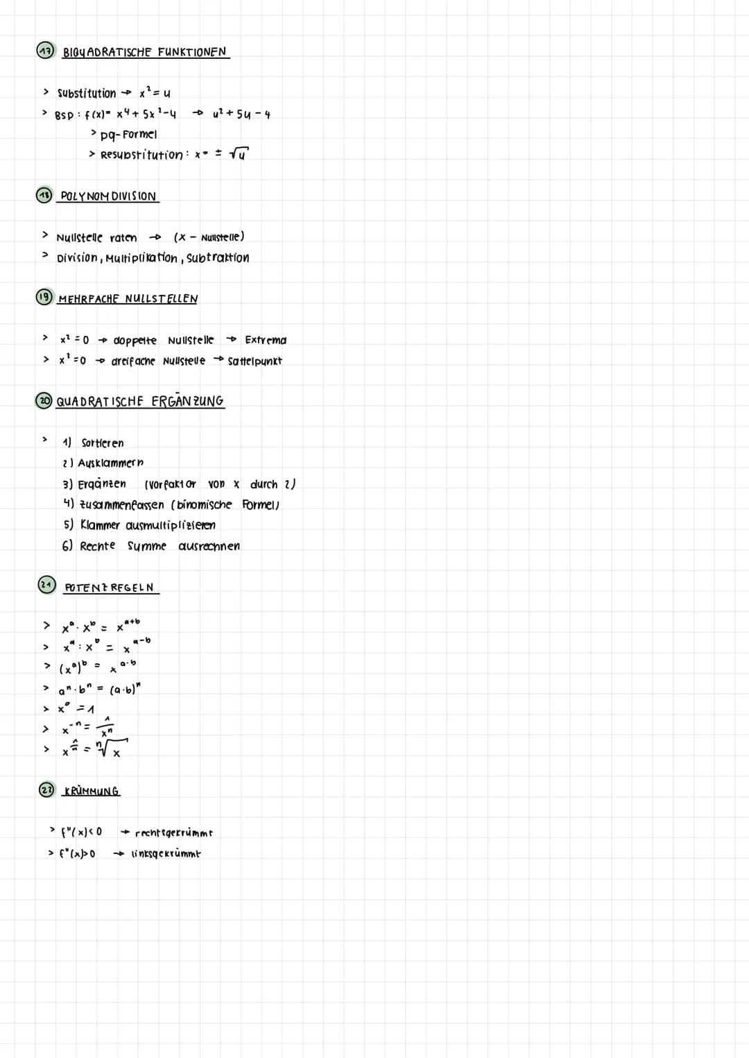 + X
una
mathe
÷ > wenn der Grenzwert des Differenzen quotienten [-] existiert, dann ist die Funktion an
der Stelle x, differenzierbar.
Diese