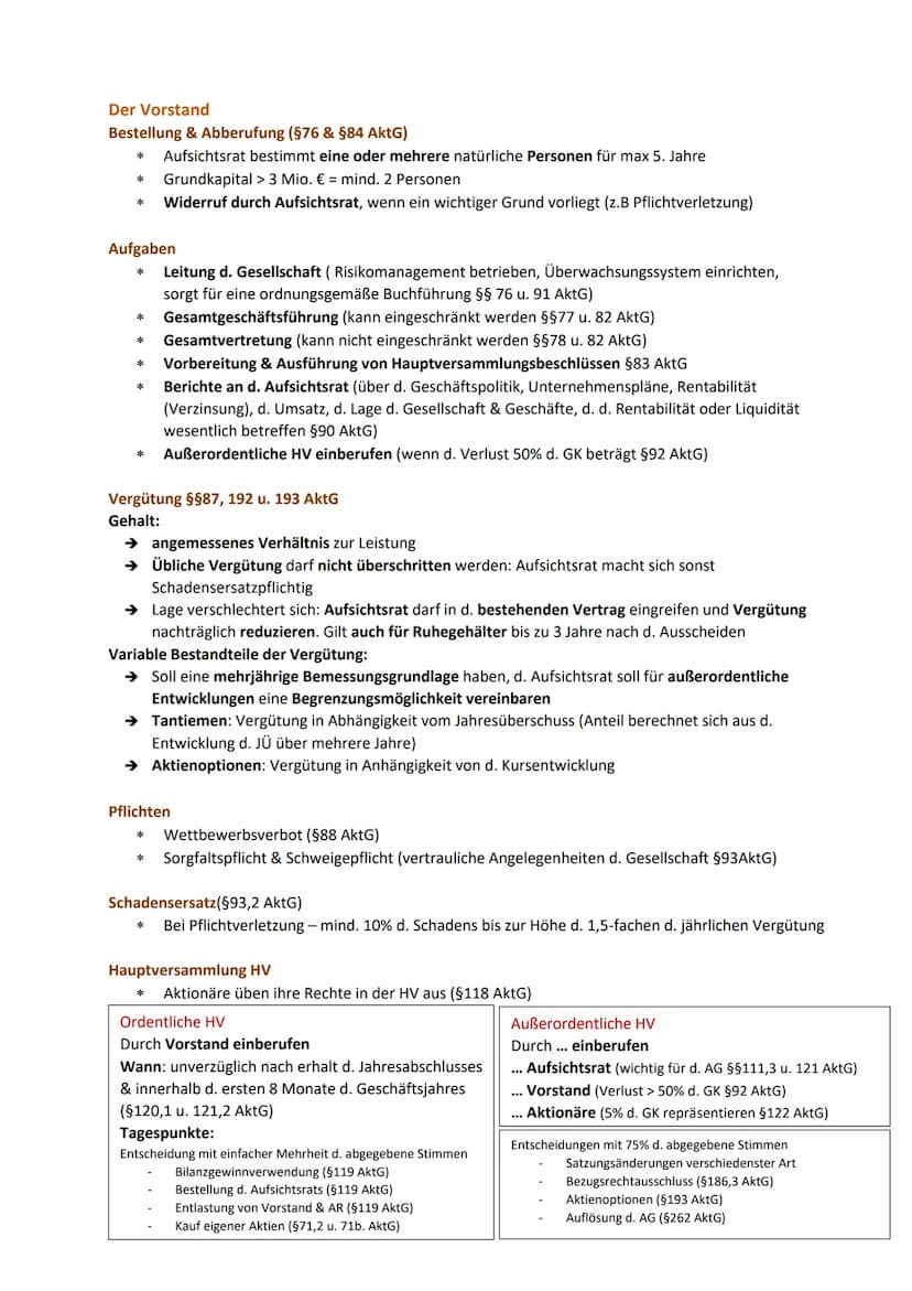 Die Aktiengesellschaft
Wie kann die GmbH Kapital für die Übernahme aufbringen?
Maßnahmen zur Kapitalaufbringung Beurteilung dieser Maßnahmen