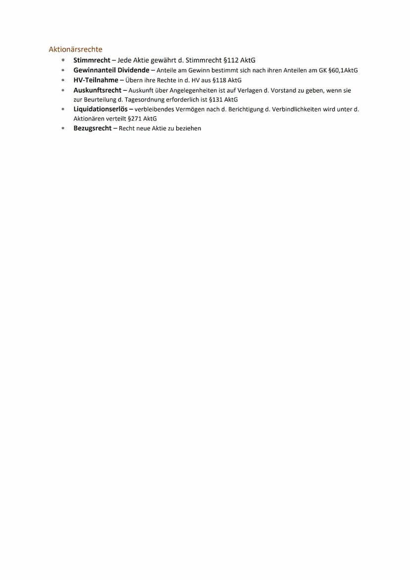 Die Aktiengesellschaft
Wie kann die GmbH Kapital für die Übernahme aufbringen?
Maßnahmen zur Kapitalaufbringung Beurteilung dieser Maßnahmen