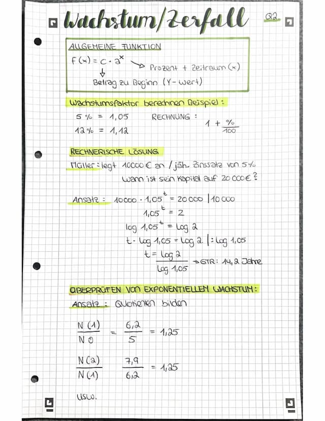 Know  Mathe: Wachstum und Zerfall  thumbnail