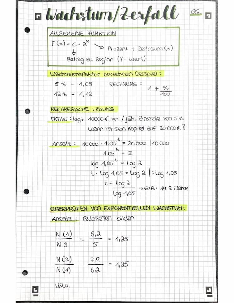 Know  Mathe: Wachstum und Zerfall  thumbnail