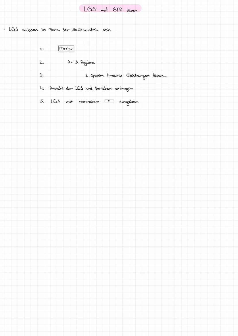 Anwendung:
I:
3 x
I: 3x
III: 1,5x
+
+
Gaupverfahren (/Matrixschreibweise)
zum lösen von
бу
24
sy
2€
+ 1x
- Sy
(2) jetzt kann
Y & Z I: =>
all