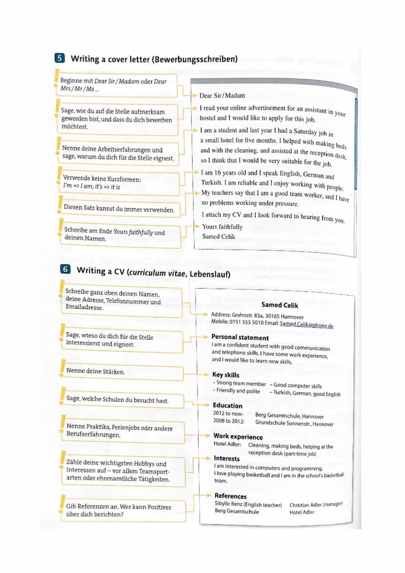 --- OCR Start ---
Englisch - Realschulprüfung
Linking words
Comparisons
Englisch
Deutsch
therefore
deshalb
as a result
infolge
so that
sodas