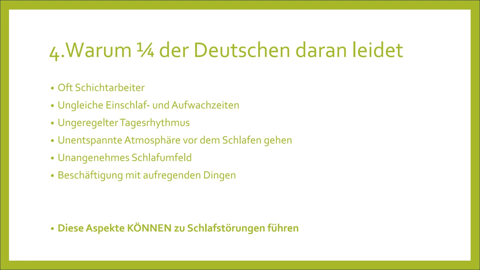 SCHLAFSTÖRUNGEN
Und warum erinnern wir uns nicht
ans Schlafwandeln? - oder doch?
shu
ㅓ
SLEEP Inhalt
Exkurs: Was ist Schlaf?
• 1. Zu wenig Sc