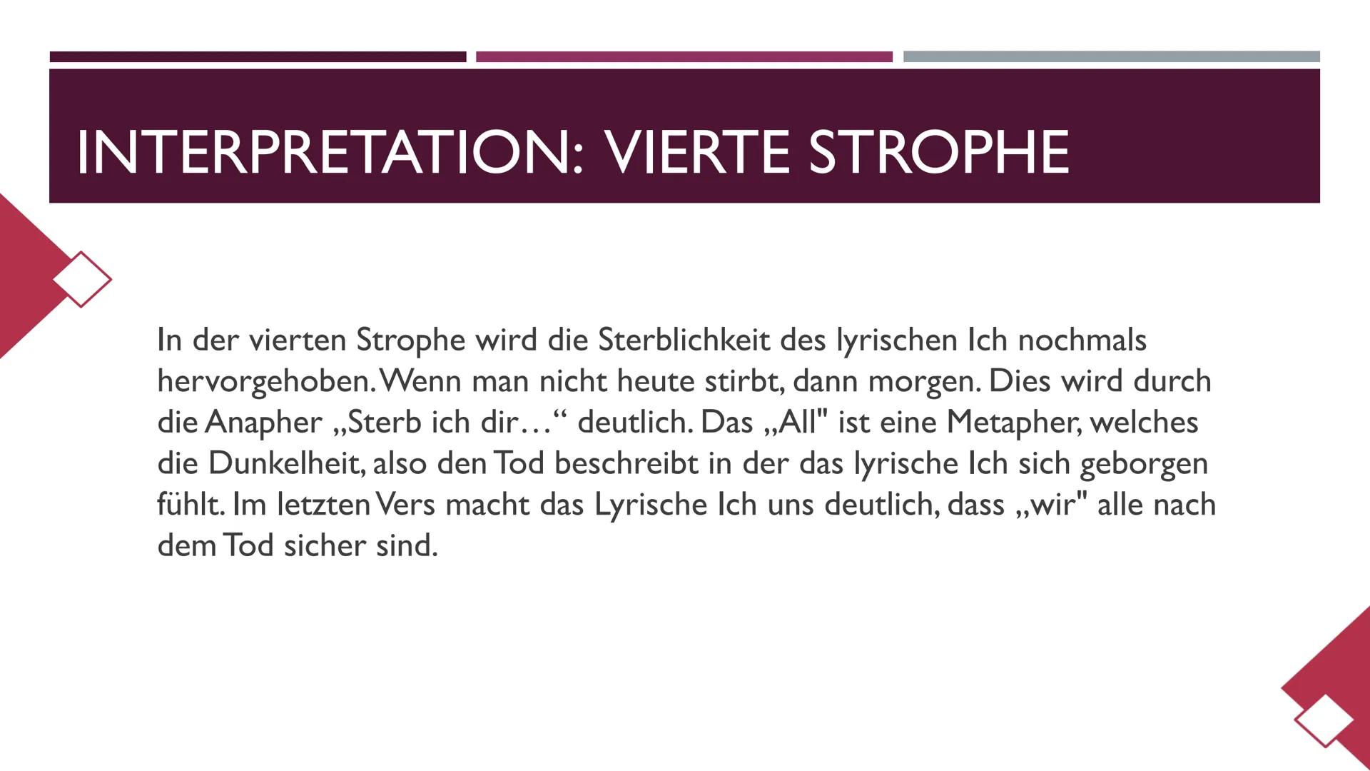 Gedichtsanalyse und Interpretation Allgemein
• Name des Gedichts: Gleichung
●
Verfasser: Rudolf Georg Bindig
• Epoche: Impressionismus (1867