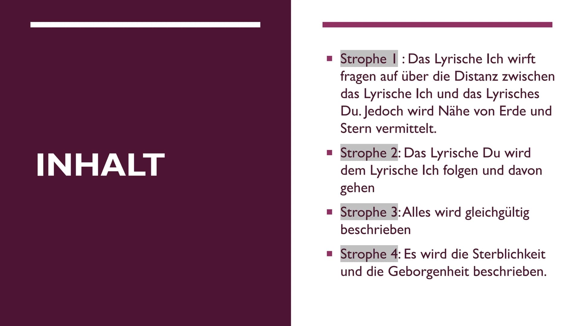 Gedichtsanalyse und Interpretation Allgemein
• Name des Gedichts: Gleichung
●
Verfasser: Rudolf Georg Bindig
• Epoche: Impressionismus (1867