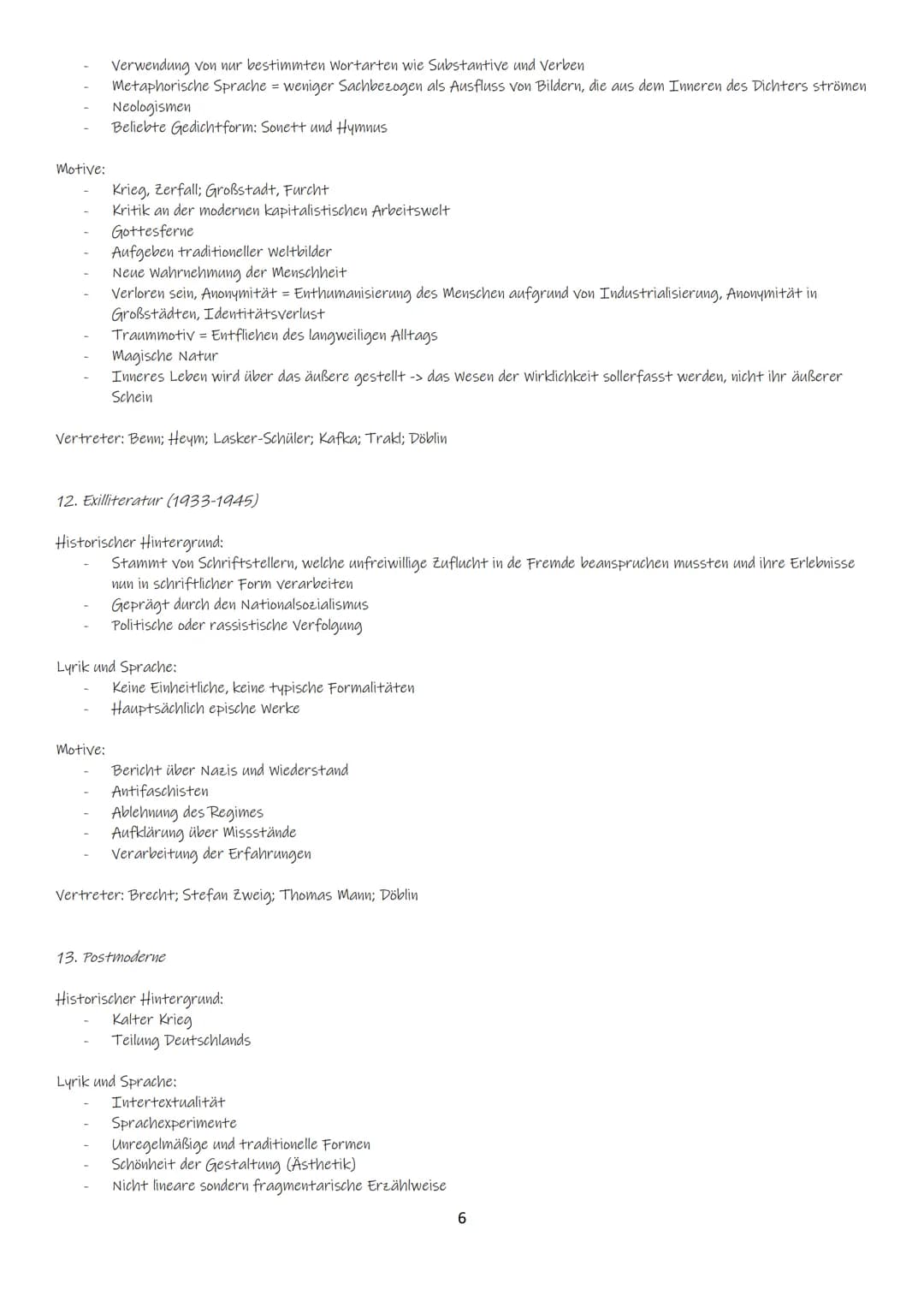 Lyrik
Epochen
1. Barock (1590-1760)
Epoche der Widersprüchlichkeit
Historischer Hintergrund:
Dreißigjähriger Krieg 1618-1638; Glaubenskrieg 