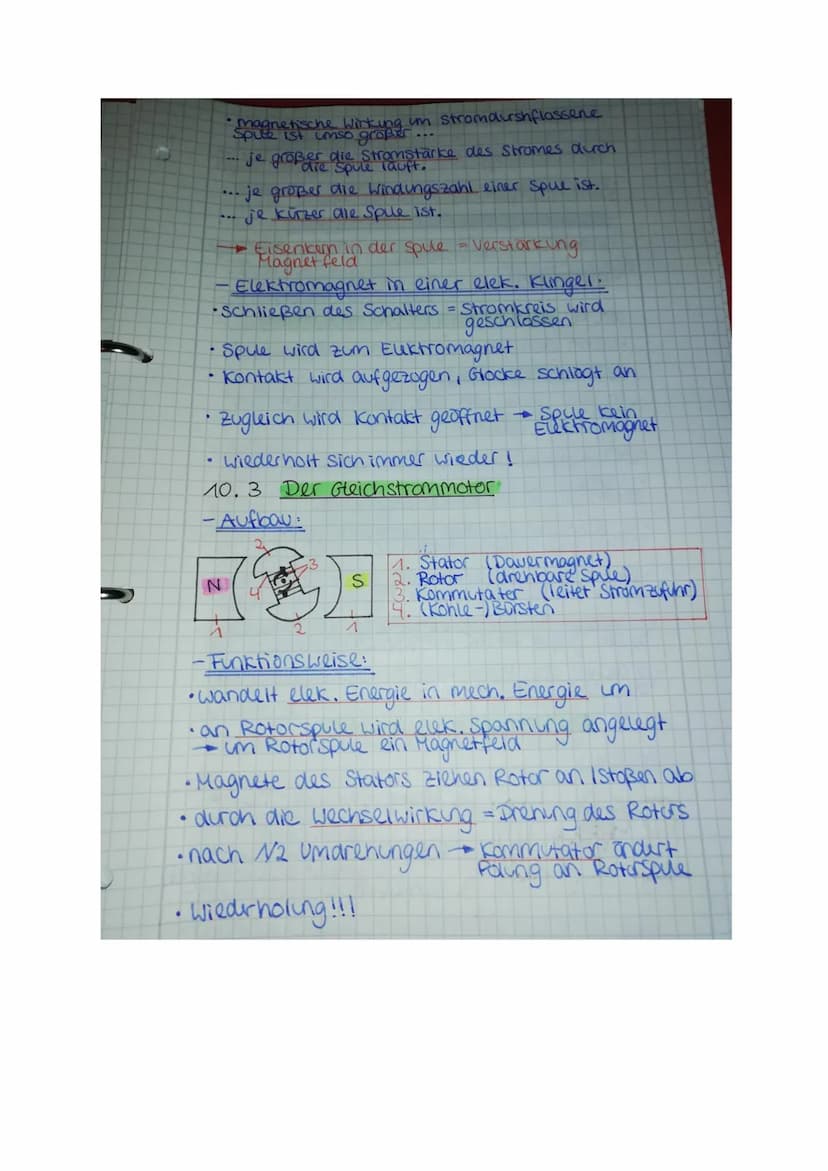 10. Erzeugung und Umformung
elektiischer Energie
•
10.1 Die Magnete
Magnete Oben Kräfte auf bestimmte Stoffe aus.
Eisen, Nickel, Cobalt, bes