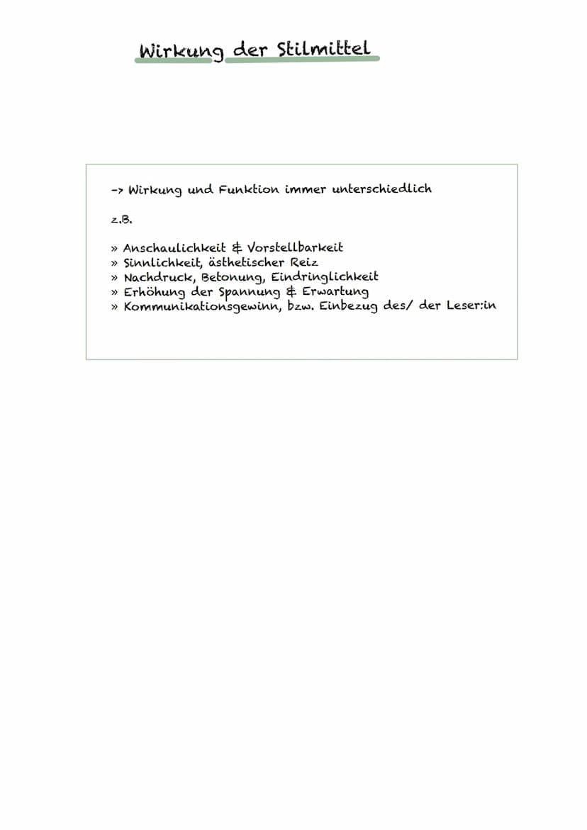Merkmale:
Inhaltlich: Expression der Gedanken und Gefühle eines subjektiven Sprechers
-> Lyrisches ich # Autor: Hervorhebung des subjektiven