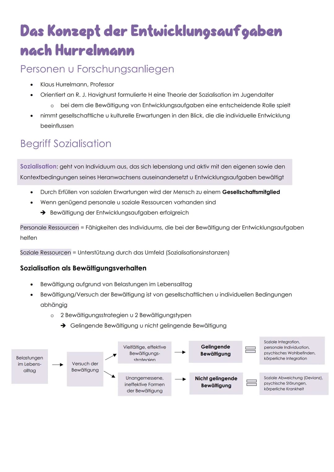 Das Konzept der Entwicklungsaufgaben
nach Hurrelmann
Personen u Forschungsanliegen
● Klaus Hurrelmann, Professor
Orientiert an R. J. Havighu