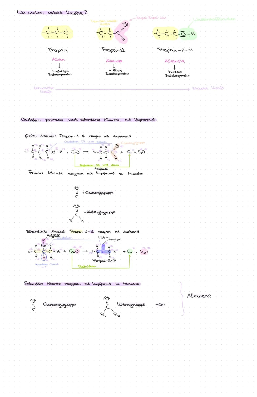 CHEMIEKLAUGUR
ALKANOLE
funktionelle Gruppe der Alkohol - Moleküle = Hydroxygruppe
Alkanole bilden eine homologe Reihe:
Kame
Methanol
Ethand
