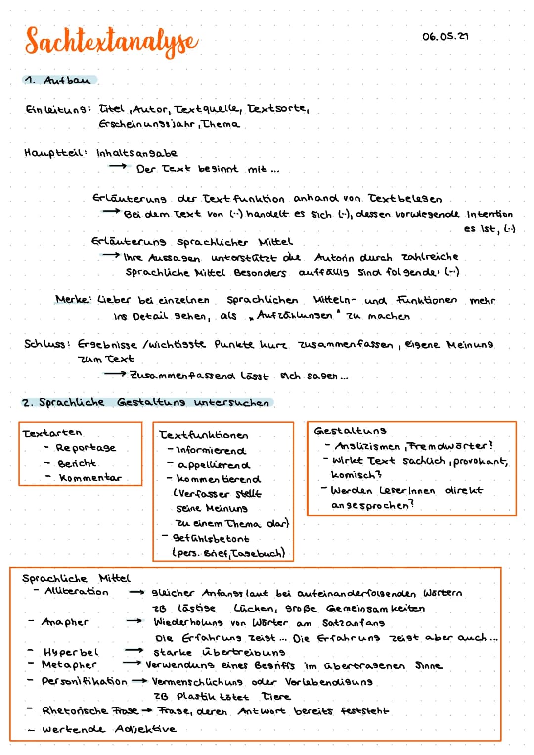 Sachtextanalyse