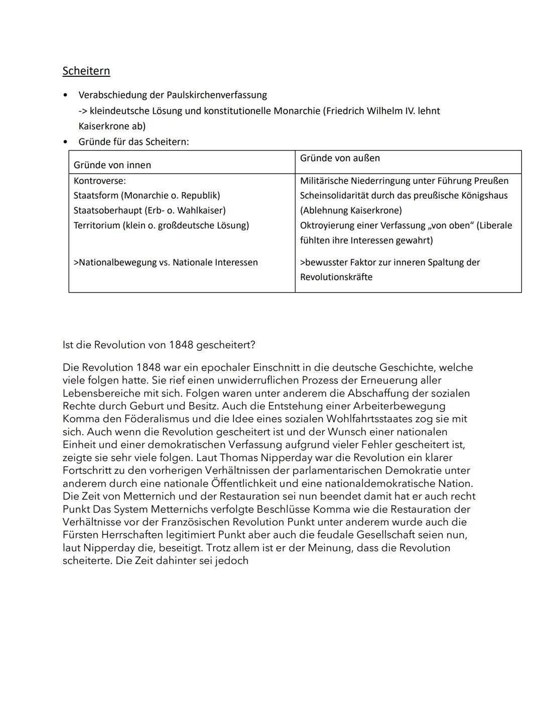 # Revolution 1848/49

Allgemeine Fakten

- Anstoß zur Revolution kam aus Frankreich, Paris (Volk ist auf die Straßen gegangen, haben den
Kön