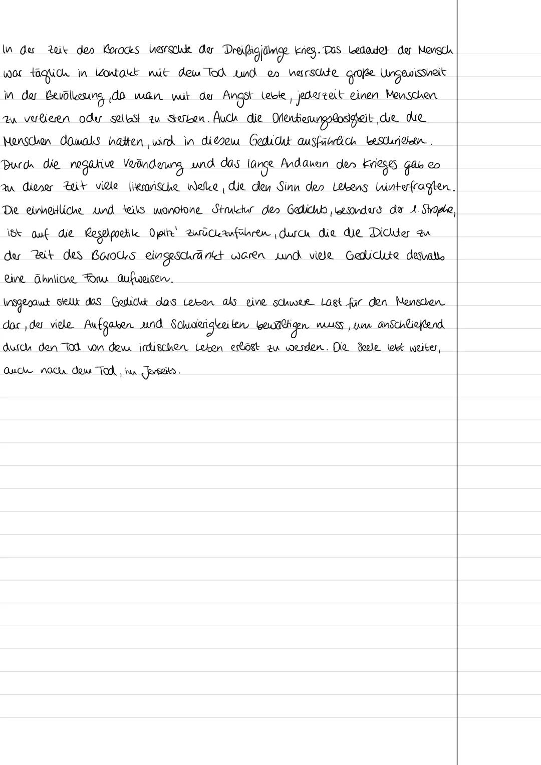 Gedicutanalyse
Das Gedicht 14
, Die Welt" von Christian Hofmann von Hofmannswaldau ist der Epoche des.
Barocks zuzuordnen und handelt von de