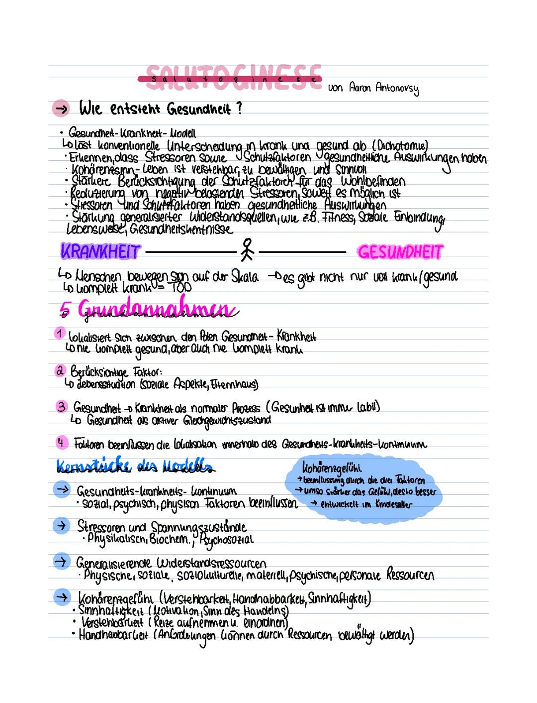 Pathogenes und Salutogenese einfach erklärt