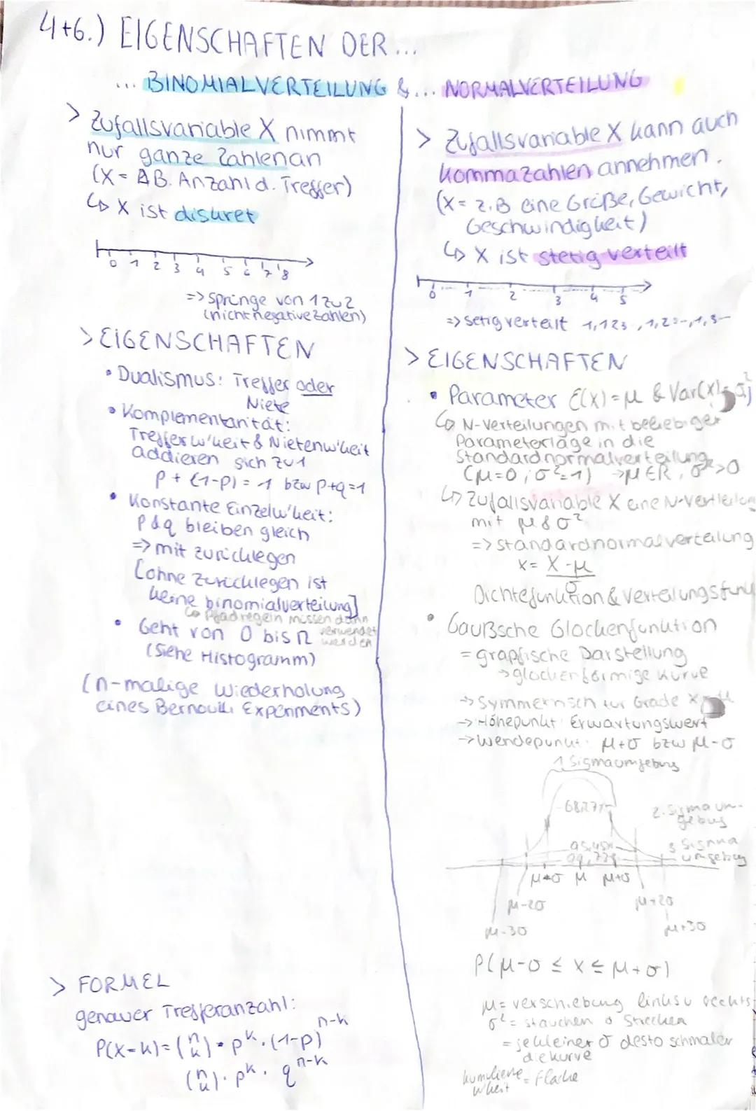 5.) KUMULIERTE W'KEITEN

Co Bildung der Summe aus verschiedenen (Einzelζω heter

O Binomial verteilung

$\sum_{k=0}^{n} {n \choose k} p^{k} 