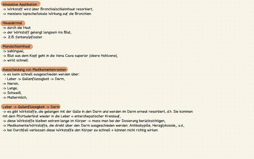 Pharmakologie
-> Pharmakologie beschäftigt sich mit der Aufnahme und Ausscheidung von Medikamenten,
-> Pharmakokinetik beschäftigt sich dami