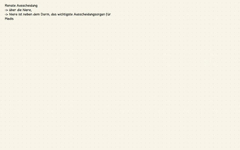 Pharmakologie
-> Pharmakologie beschäftigt sich mit der Aufnahme und Ausscheidung von Medikamenten,
-> Pharmakokinetik beschäftigt sich dami