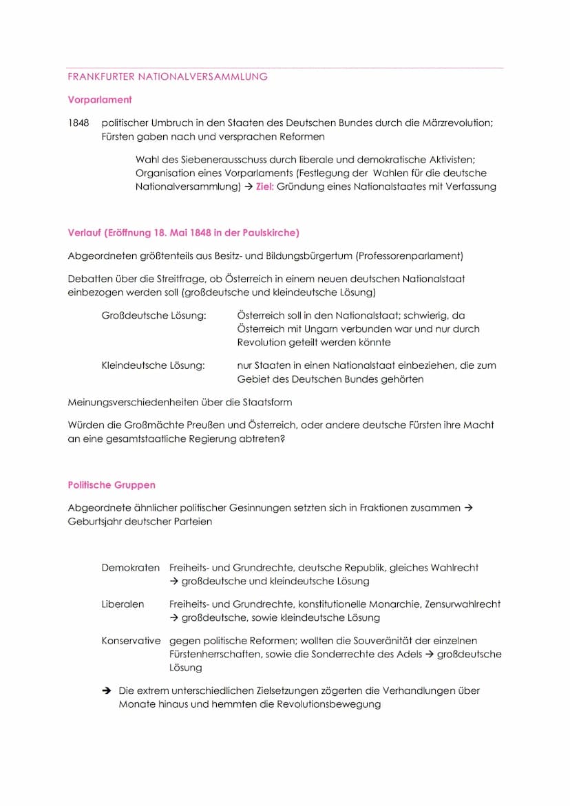 DEUTSCHE REVOLUTION 1848/49
ZEITSTRAHL
Frühjahr 1848 Die Februarrevolution in Frankreich löst auch in Deutschland Unruhen aus
Metternich fli