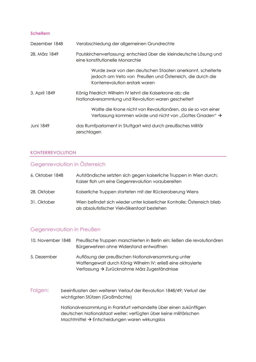 DEUTSCHE REVOLUTION 1848/49
ZEITSTRAHL
Frühjahr 1848 Die Februarrevolution in Frankreich löst auch in Deutschland Unruhen aus
Metternich fli