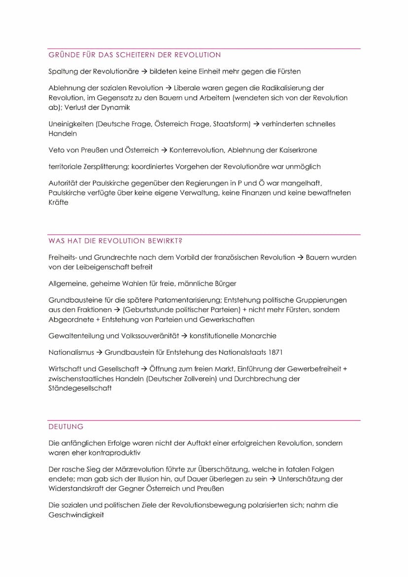 DEUTSCHE REVOLUTION 1848/49
ZEITSTRAHL
Frühjahr 1848 Die Februarrevolution in Frankreich löst auch in Deutschland Unruhen aus
Metternich fli