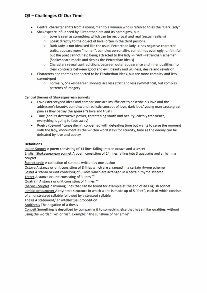 Q3 - Challenges Of Our Time
Q3.1 Human dilemmas in fiction and real life
Q3.2 Modelling the future
Science and technology
Definition Science