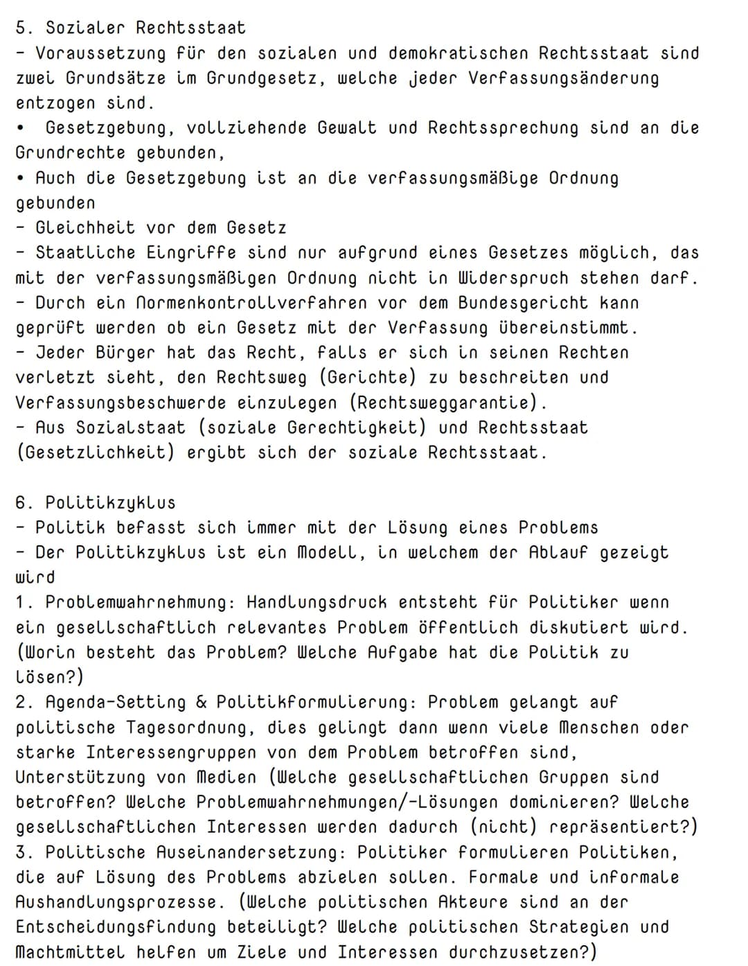 1. Grundrechte und Rechtsstaat
Die Würde des Menschen ist oberer Verfassungsgrundsatz.
• von Geburt bis zum Tod und unabhängig des Bewusstse