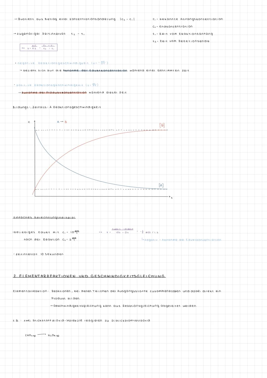REAKTIONSGESCHWINDIG-
KEIT
Luisa Oelrichs.
MSS 11 Chemie-LK DIE REAKTIONSGESCHWINDIGKEIT
Inhalt
I. Allgemeine Definition.
2. Elementaireakti