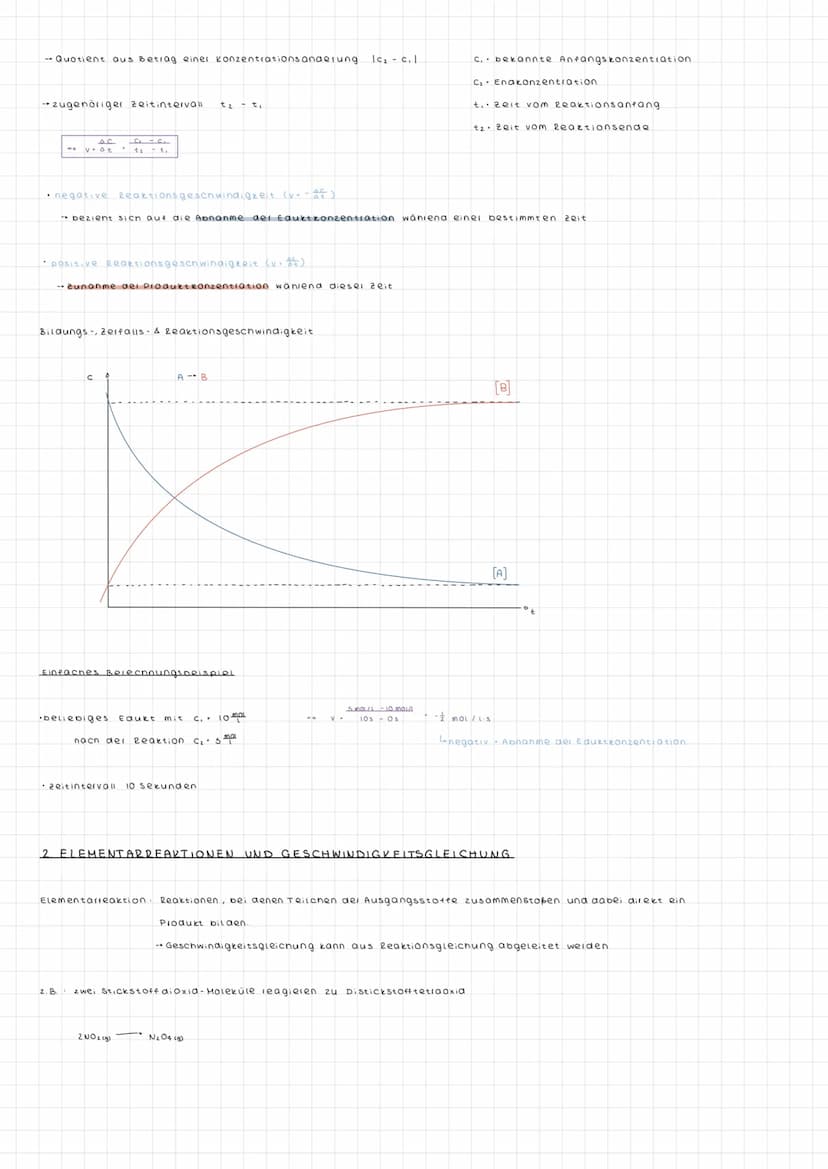 REAKTIONSGESCHWINDIG-
KEIT
Luisa Oelrichs.
MSS 11 Chemie-LK DIE REAKTIONSGESCHWINDIGKEIT
Inhalt
I. Allgemeine Definition.
2. Elementaireakti