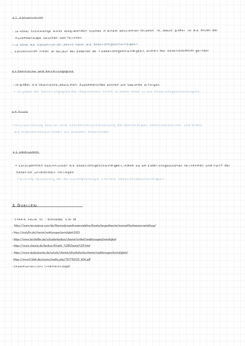 REAKTIONSGESCHWINDIG-
KEIT
Luisa Oelrichs.
MSS 11 Chemie-LK DIE REAKTIONSGESCHWINDIGKEIT
Inhalt
I. Allgemeine Definition.
2. Elementaireakti