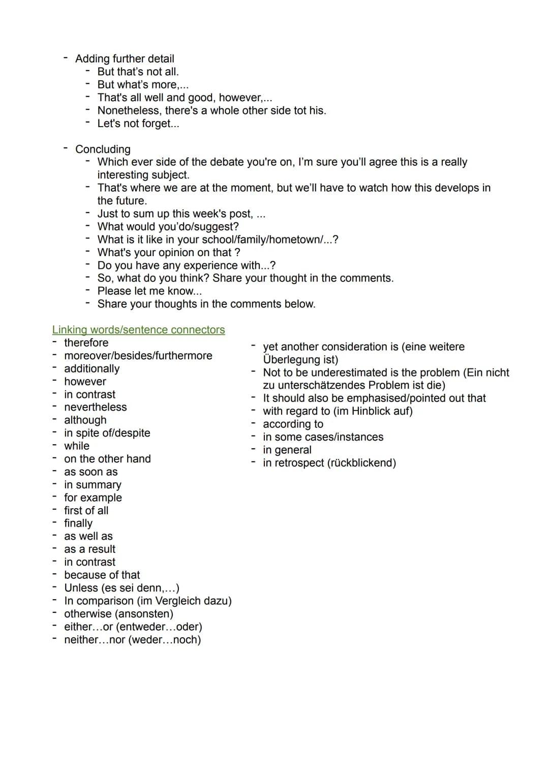 English exam 11.3
Contents
writing an cartoon analysis
- writing a comment as a blog post
Linking words/sentence connectors
Analysis
• remem