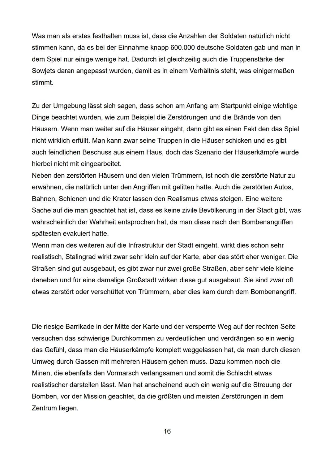 Komplexe Leistung
im Fach Geschichte
zum Thema:
,,Sind die deutschen Verluste in der Schlacht
von Stalingrad ein Fehler von Hitlers Befehlen