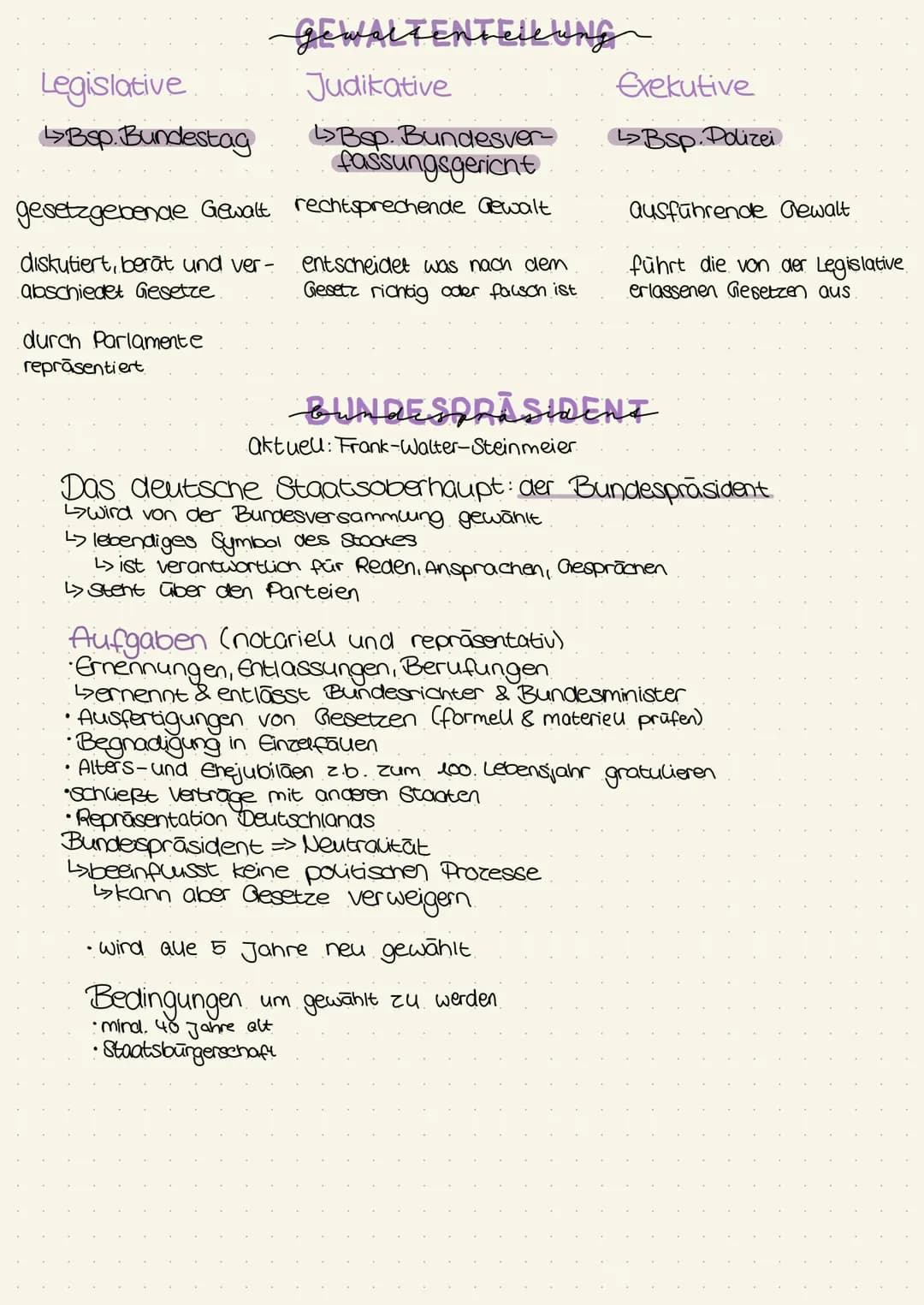 Themen:
●
Verfassungsprinzipien
Wanigrundsätze
Gewaltenteilung + politische Organe
• Beurteilung /eigene Meinung.
VERFASSUNGSPRINZIPIEN
POLI