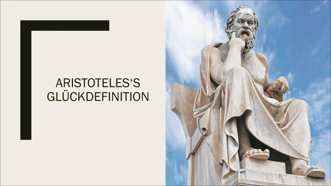 Aristoteles' Sicht auf das Glück: Definition einfach erklärt