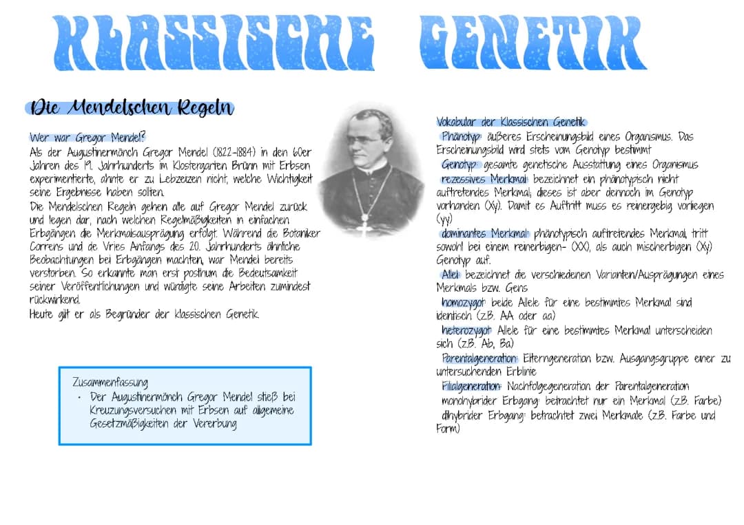 klassische Genetik