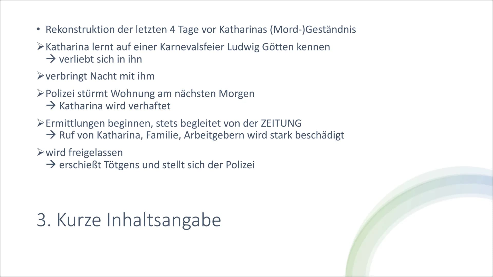 Die verlorene Ehre der Katharina Blum
Oder: Wie Gewalt entstehen und wohin sie führen kann
Autor: Heinrich Böll
Erschienen: 1974
stark gegli