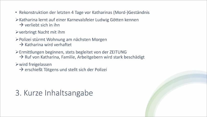 Die verlorene Ehre der Katharina Blum
Oder: Wie Gewalt entstehen und wohin sie führen kann
Autor: Heinrich Böll
Erschienen: 1974
stark gegli