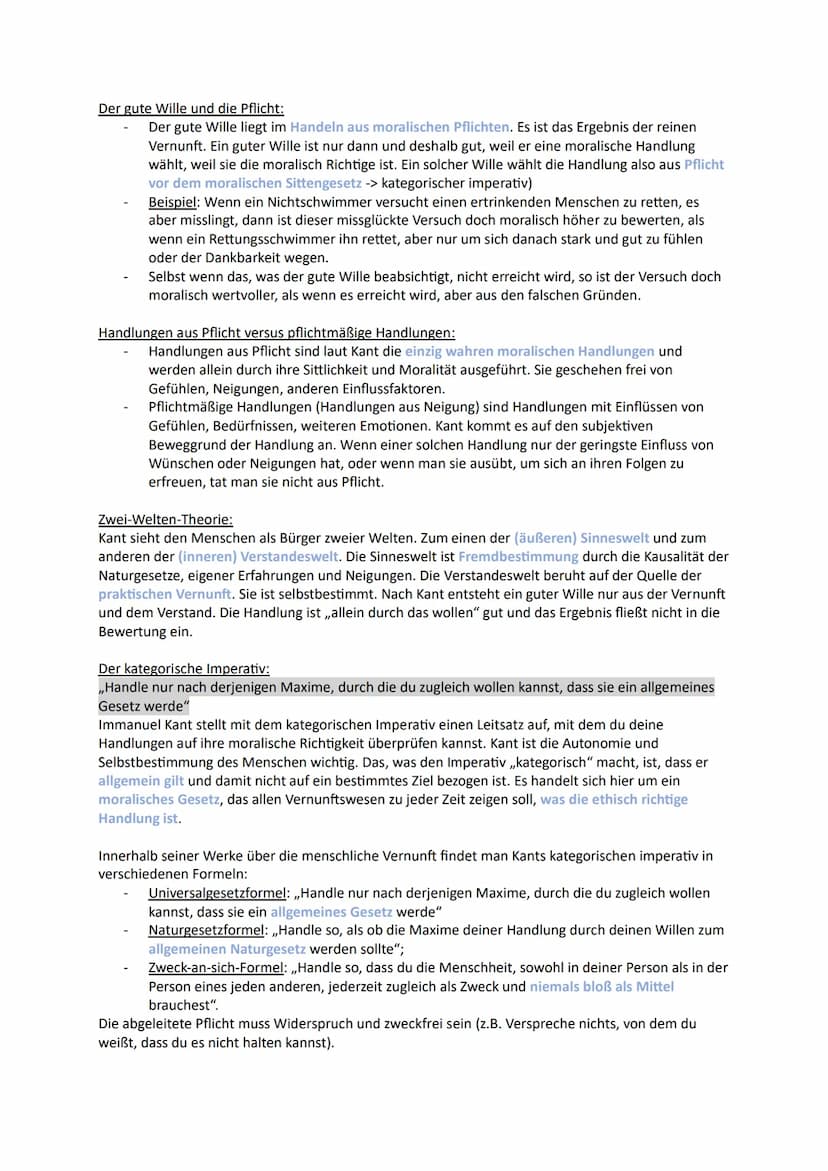 Moralbegründung
Kriterien eines gelingenden Lebens
Glück und Zufriedenheit (z.B. Pyramide (Marslow)
Pflichtenerfüllung/Normenkonformität (Un