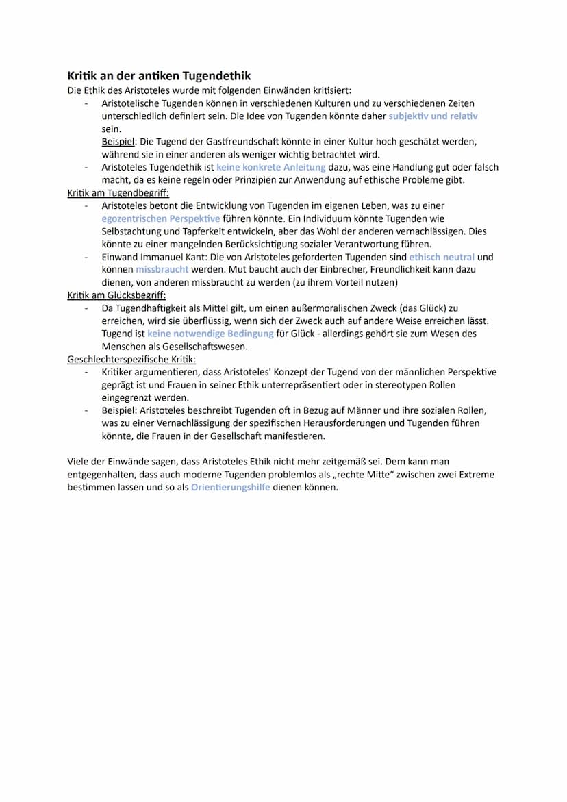 Moralbegründung
Kriterien eines gelingenden Lebens
Glück und Zufriedenheit (z.B. Pyramide (Marslow)
Pflichtenerfüllung/Normenkonformität (Un