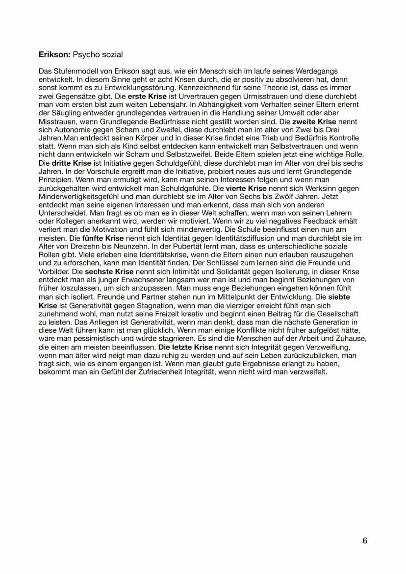Themen Abitur:
Kohlberg
Erikson
Erziehung in der Familie -> Sterlin
Erziehung durch Medien
Mead
Freud
Piaget
Hurrelmann
Heitmeyer
Klafki
NS
