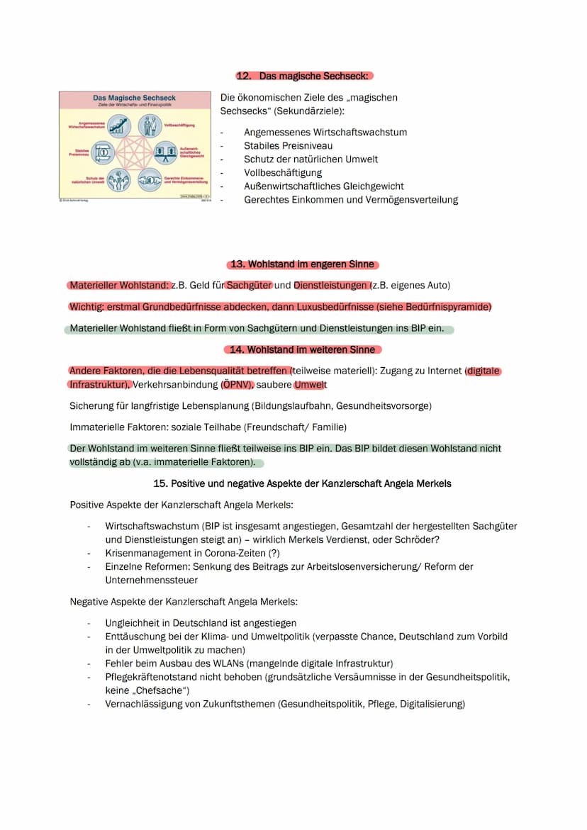 Sozialwissenschaften LK Themen Zusammenfassung Q1 1. Klausur:
1. Das Bruttoinlandsprodukt
2. Reale BIP
3. Nominale BIP
4. Bruttowertschöpfun