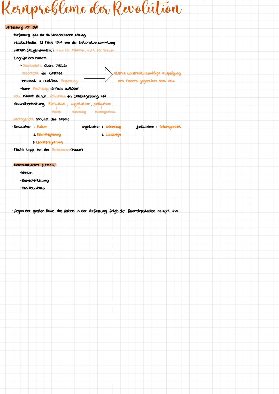 Die Märzrevolution 1848/49
Ursachen der Marerevolution:
-Februarrevolution in Frankreich 1848 nach Sture des Bürgerkönigs Ausruf der Republi