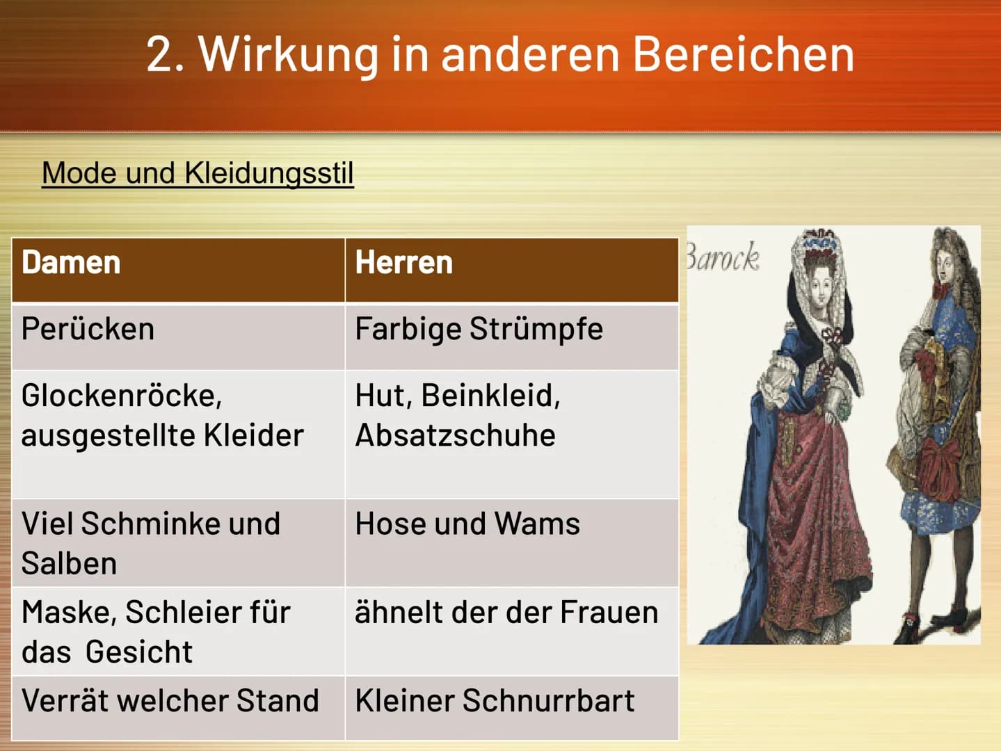 Barock: Epoche der
Gegensätze
Carpe diem
(Nutze den Tag) Gliederung
1. Geschichtliche Einordnung
2. Wirkung in anderen Bereichen
3. Antithet