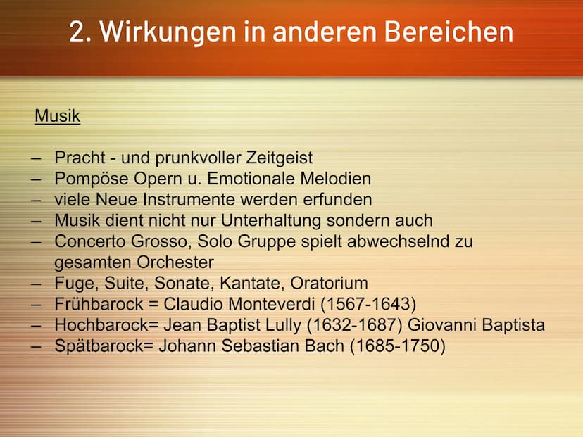 Barock: Epoche der
Gegensätze
Carpe diem
(Nutze den Tag) Gliederung
1. Geschichtliche Einordnung
2. Wirkung in anderen Bereichen
3. Antithet