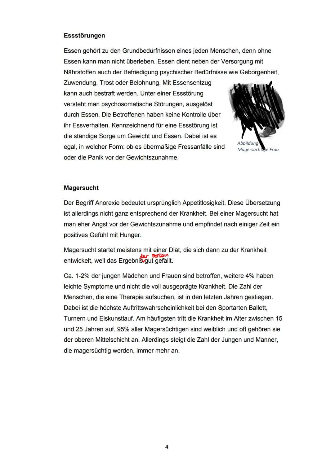 Note: sehr
MAGERSUCHT
Projektarbeit Ernährungslehre
gut
(
07.02.21
STUFE 11
LUISA
LEHRERIN: FRAU
Abgabetermin: 07.01.2021 Inhaltsverzeichnis