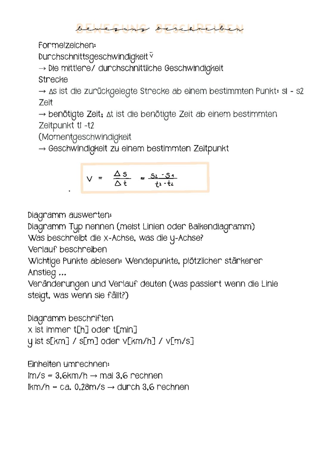 Lustiges Lernen: Gleichmäßig Beschleunigte Bewegung und Weg-Zeit-Diagramme
