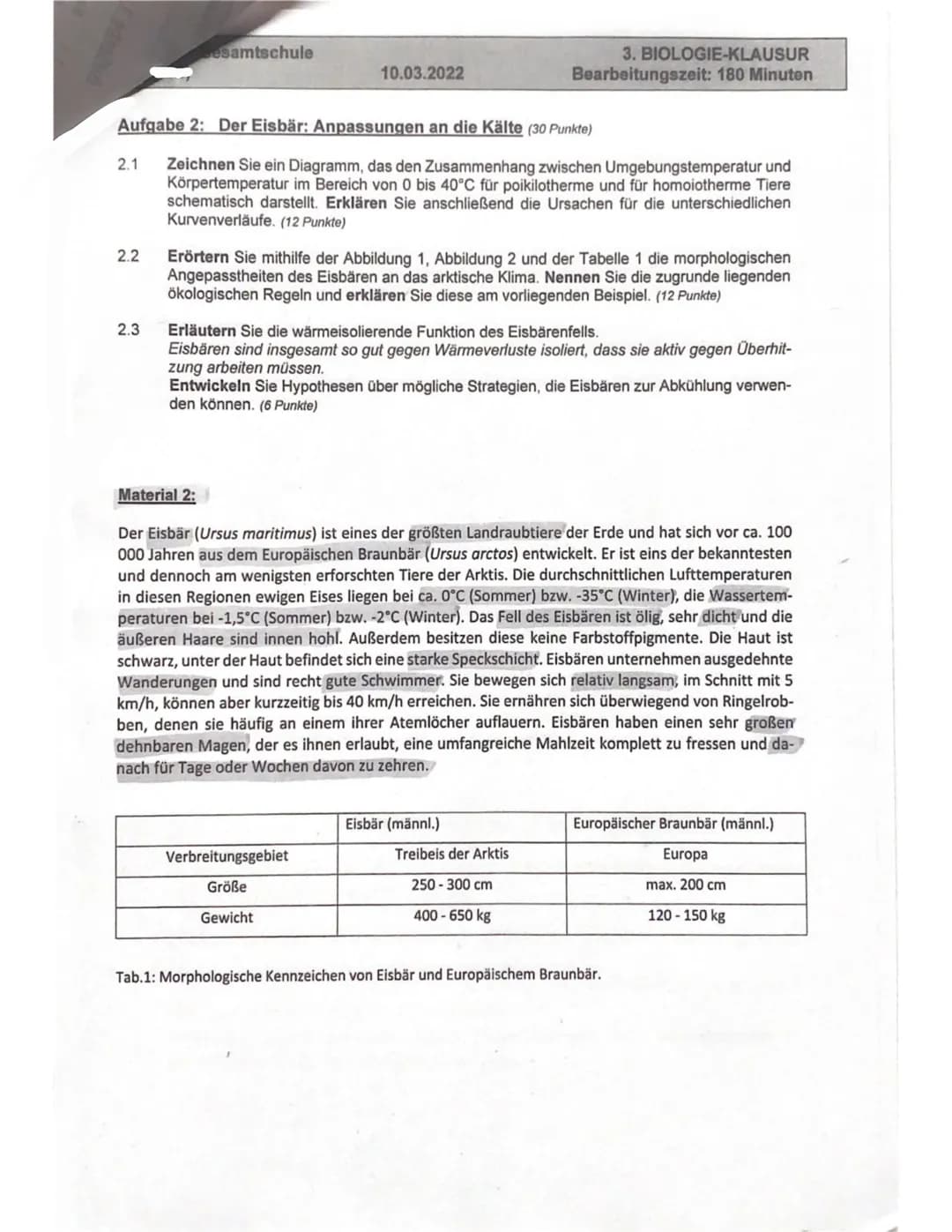LK Q1/
1.2
1-Gesamtschule
>
1.3
Aufgabe 1: Überlebensrate von Garnelen (Crangon septemspinosa) (30 Punkte)
1.1 Beschreiben und analysieren S